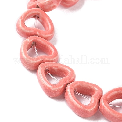 Фарфора ручной работы бисер нитей PORC-Z002-01B-1