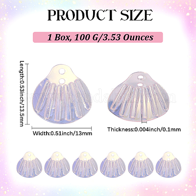 100 г ПВХ блестки/бусины с пайетками&nbsp;KY-CY0001-06B-1