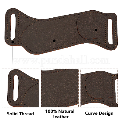 Ножны для ножей из воловьей кожи волнообразной формы AJEW-WH0314-618-1