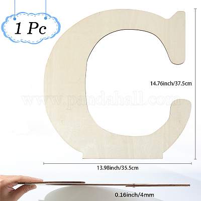 Письмо необработанные листы мдф WOOD-WH20012-008C-1