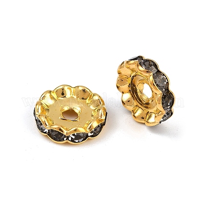 Латунные бусины разделители для поставки стразов&nbsp;RB-A014-L12mm-18G-1