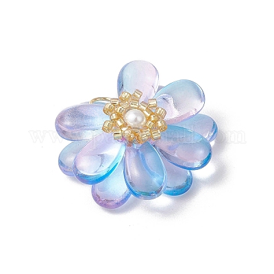 Прозрачные стеклянные подвески PALLOY-MZ00723-04-1