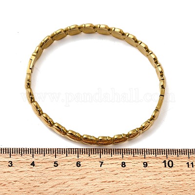 Женский браслет-шарнир из нержавеющей стали 304 в форме рыбы BJEW-K237-28G-1