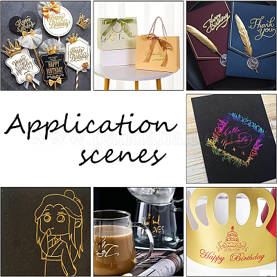 А4 тиснение горячей фольгой DIY-WH0308-502A-1