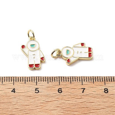 Латунь эмаль подвески KK-L237-024G-02-1