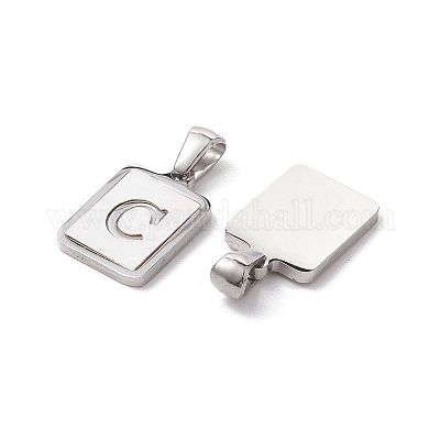 Подвески из нержавеющей стали 304 в форме ракушки STAS-G327-01P-C-1