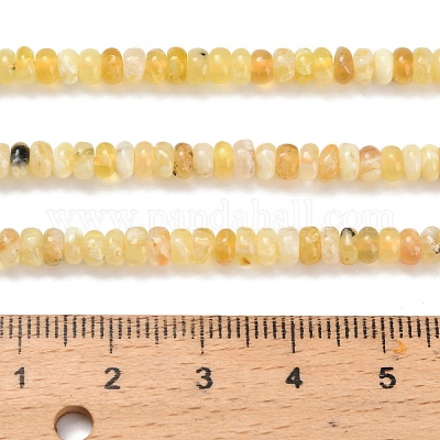 Природные желтые опал бусины пряди G-Z110-B30-2x4mm-1