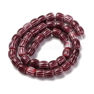 Бусы лэмпворк ручной работы LAMP-K041-01B-02-1