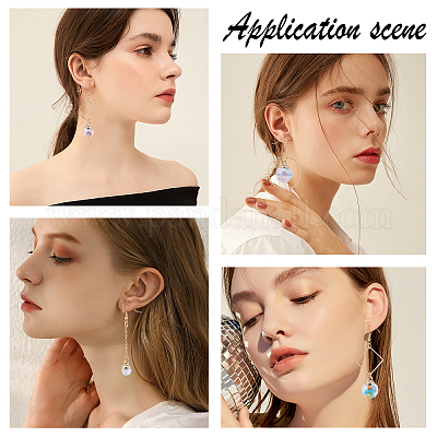 Наборы для изготовления сережек с подвесками своими руками DIY-SC0001-68B-1