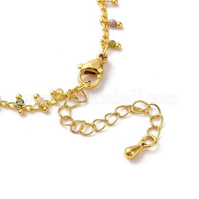 Латунь кабель цепи материалы для ожерлеья KK-K337-12G-15-1