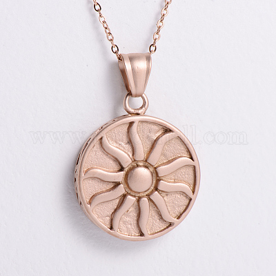 Винтажные ожерелья из нержавеющей стали с подвеской в виде солнца для мужчин OY6556-1