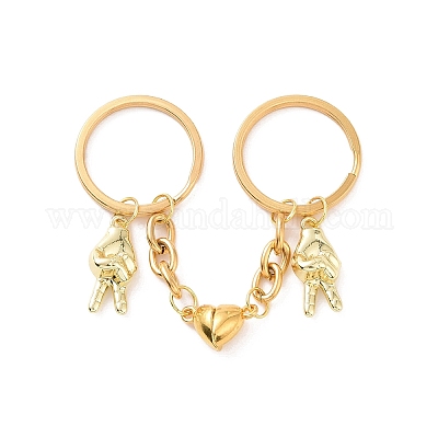 Сплав да жест кулон брелки KEYC-JKC00425-02-1