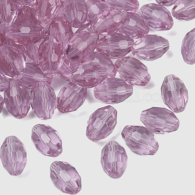 Стекло имитация австрийских хрустальных бусин GLAA-K055-06-1-1