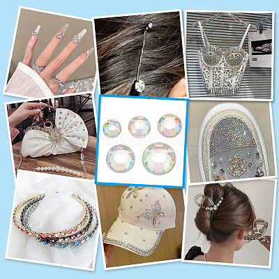 430шт 5 вида пластиковых кабошонов FIND-PH0021-48B-1