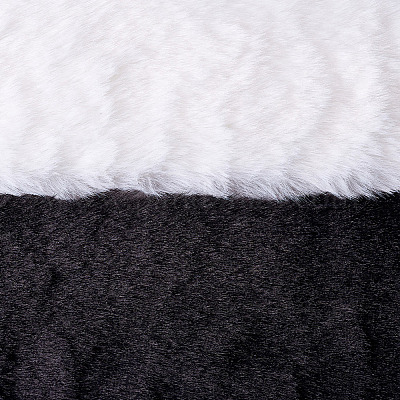 2 рулон 2-х цветных тканей из полиэстера и хлопка с добавлением кроличьей шерсти DIY-TA0012-64-1