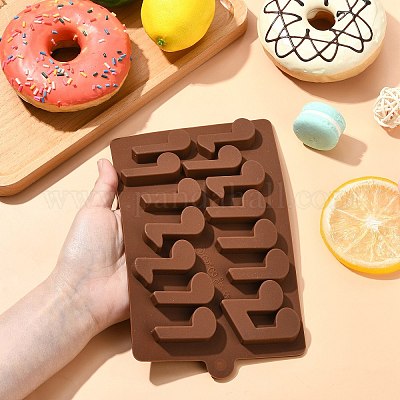 Музыкальная нота пищевая силиконовая форма DIY-CJC0007-05-1