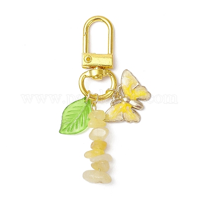 Натуральный топаз нефрит кулон украшения HJEW-JM03258-01-1