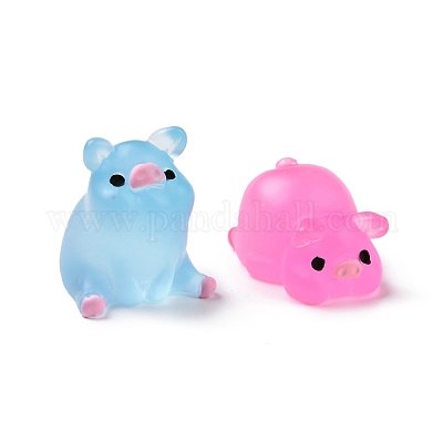 3d светящиеся кабошоны из прозрачной смолы RESI-H143-01-1