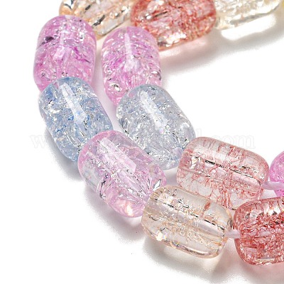 Прозрачные треск стекла бисер нитей GLAA-NH0001-04A-1