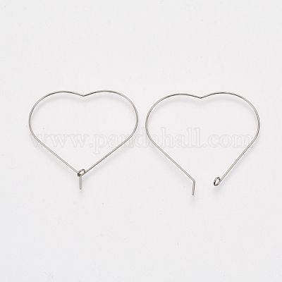 Фурнитура для сережек-колец из нержавеющей стали 304 STAS-T045-49B-1