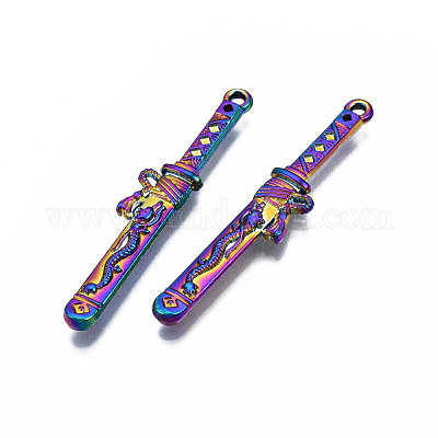 Подвески из сплава цвета радуги PALLOY-N163-113-NR-1