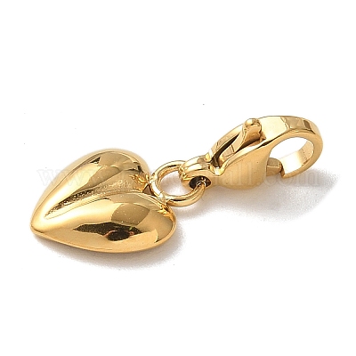 Подвесные украшения из нержавеющей стали 304 в форме сердца STAS-G352-10G-1