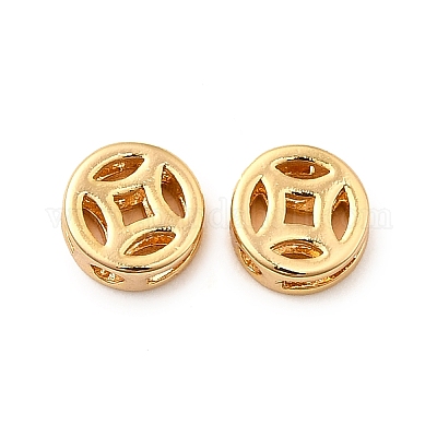 Латунные бусины KK-D407-11G-1