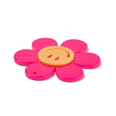 Непрозрачной акриловые большие подвески OACR-P012-B05-1