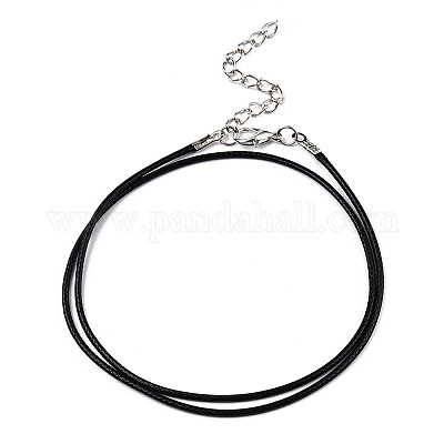 Изготовление плетеного ожерелья из вощеного хлопкового шнура MAK-YWC0001-01P-M2-1