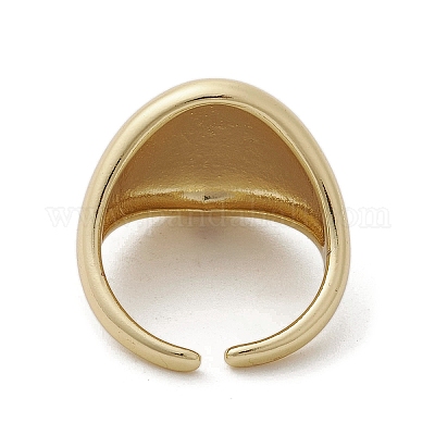 Латунные регулируемые открытые кольца RJEW-K257-56G-1