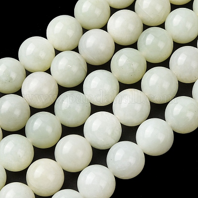 Природного нефрита Xiuyan бисер нитей&nbsp;G-H343-D13-12mm-1