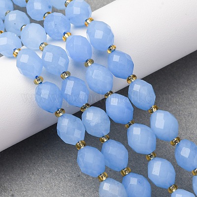 Бусины из натурального белого нефрита G-D305-B01-01D-1