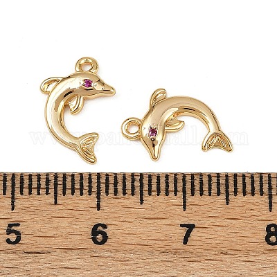 Латунные микропаве прозрачные кубические циркониевые подвески KK-B137-01G-1