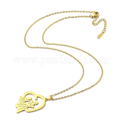 Подвески из нержавеющей стали 304 NJEW-Z025-07G-1