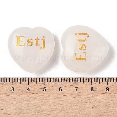 Натуральный кварцевый кристалл с гравировкой сердца G-K353-05L-1