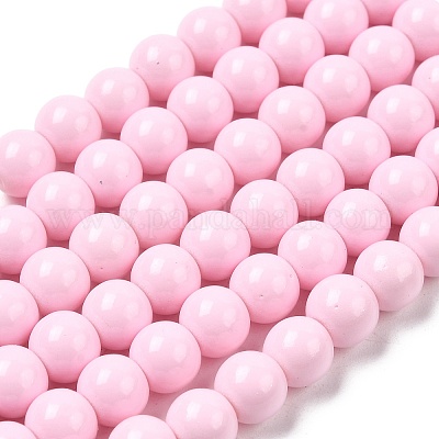 Окрашенные стеклянные бусины &nbsp;DGLA-S071-8mm-B2-1