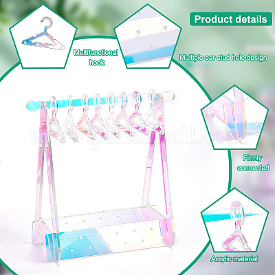 Прозрачная акриловая подставка для сережек EDIS-HY0001-03B-1