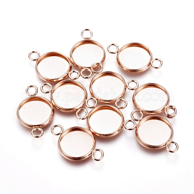 201 закрепка для кабошона из нержавеющей стали STAS-E484-45F-RG-1