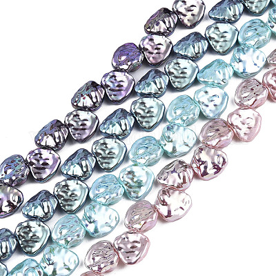 Абс пластик имитация жемчуга бусины пряди KY-N015-01-1