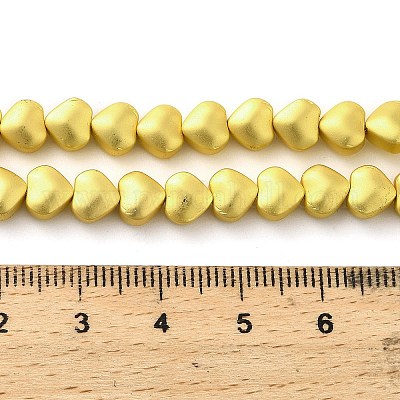 Стеклянные бусины с гальваническим покрытием  EGLA-H109-12H-01-1