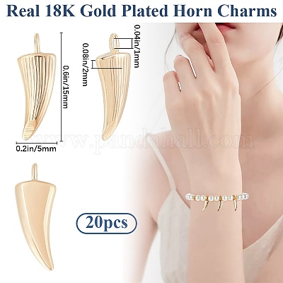 20шт латунные подвески&nbsp;KK-BBC0015-21-1