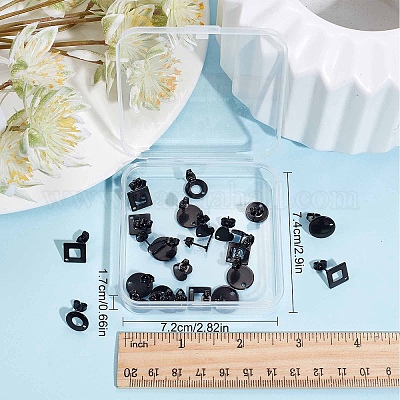 30 шт. 5 шт. фурнитура для сережек-гвоздиков из нержавеющей стали 304 STAS-SC0004-31-1