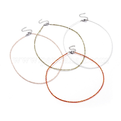 Кубические циркониевые ожерелья NJEW-JN02618-1