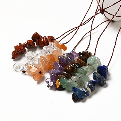 Круглые подвесные украшения из натурального кварца G-G997-A09-1