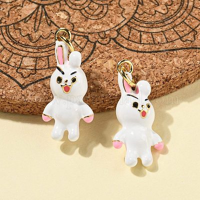 Подвески из латуни с эмалью в стойку KK-S366-01G-1