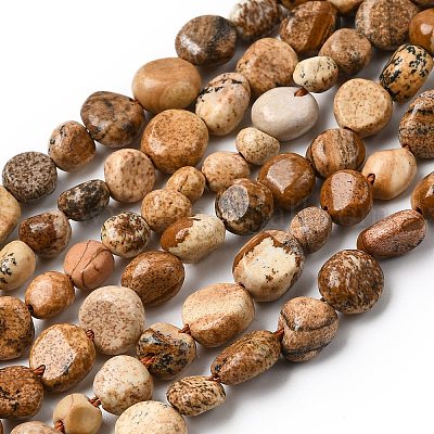 Естественного изображения яшмы бисер нитей G-B161-A04-1