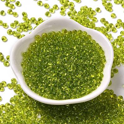 Стеклянные бусины прозрачных цветов X1-SEED-P006-02A-04-1