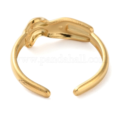 Открытые кольца из нержавеющей стали 304 RJEW-S393-02C-1