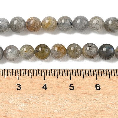 Природные лабрадорита бисер нитей&nbsp;G-U017-6mm-01-A-1