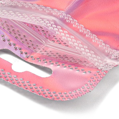 Пластиковая блестящая голографическая упаковка пакеты с застежкой-молнией инь-ян OPP-D003-04A-1
